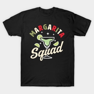 Margarita Squad Funny Cinco de Mayo Lime Drinking Squad T-Shirt